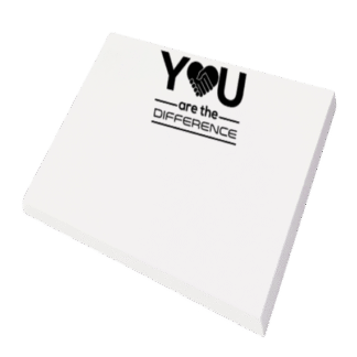You are the Difference Sticky Notepads (8-Pack)
